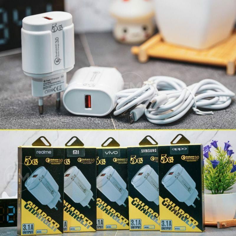TRAVEL CHARGER BRAND 5G QC 3.0 GQ45 